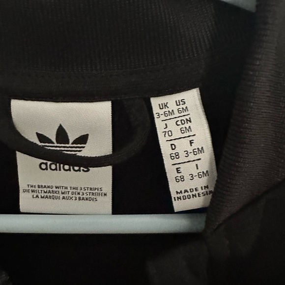 Adidas Kids Black Jacket - Picture 4 of 8